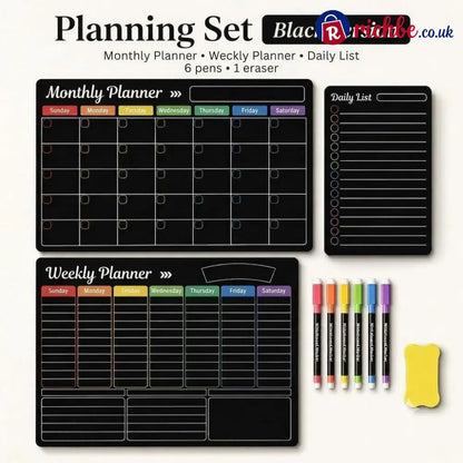 Magnetic Family Planner – Monthly Weekly and Daily Schedule - Planners