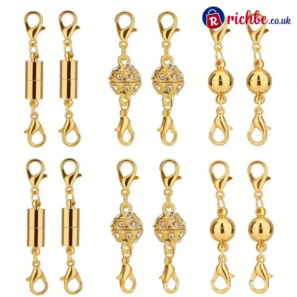 🔥Magnetic Necklace Clasps and Closures - Gold