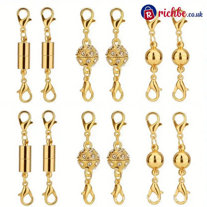 🔥Magnetic Necklace Clasps and Closures - Gold