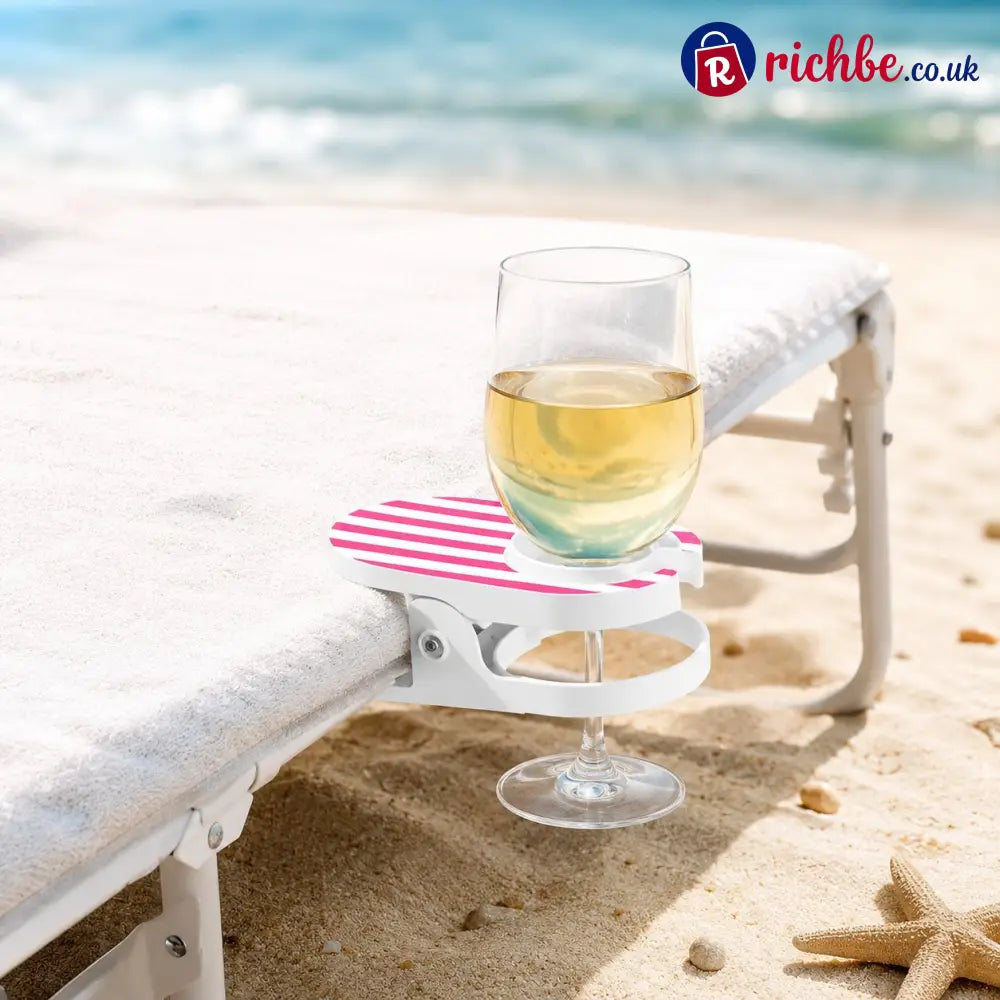 🏖️Mainstays Clip-On Drink Holder – Secure Your Beverage Anywhere!🍾
