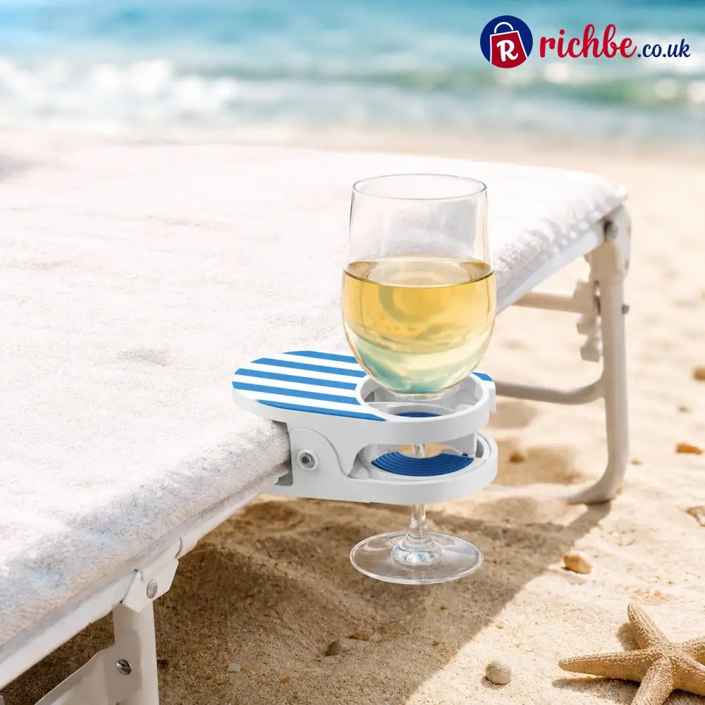 🏖️Mainstays Clip-On Drink Holder – Secure Your Beverage Anywhere!🍾