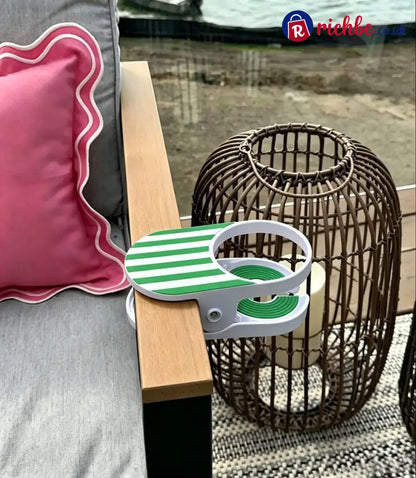 🏖️Mainstays Clip-On Drink Holder – Secure Your Beverage Anywhere!🍾 - Green 🌴 / Buy 1 🔥