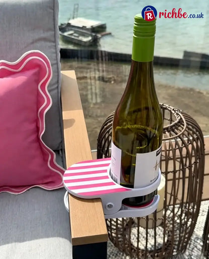 🏖️Mainstays Clip-On Drink Holder – Secure Your Beverage Anywhere!🍾 - Pink 🔥 / Buy 1 🔥