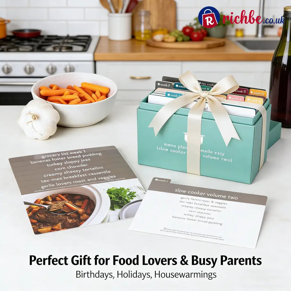 🍽️ Meal Planning Kit with 103 Photo Recipe Cards