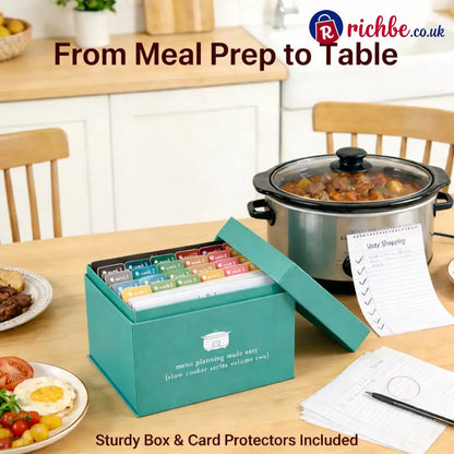 🍽️ Meal Planning Kit with 103 Photo Recipe Cards