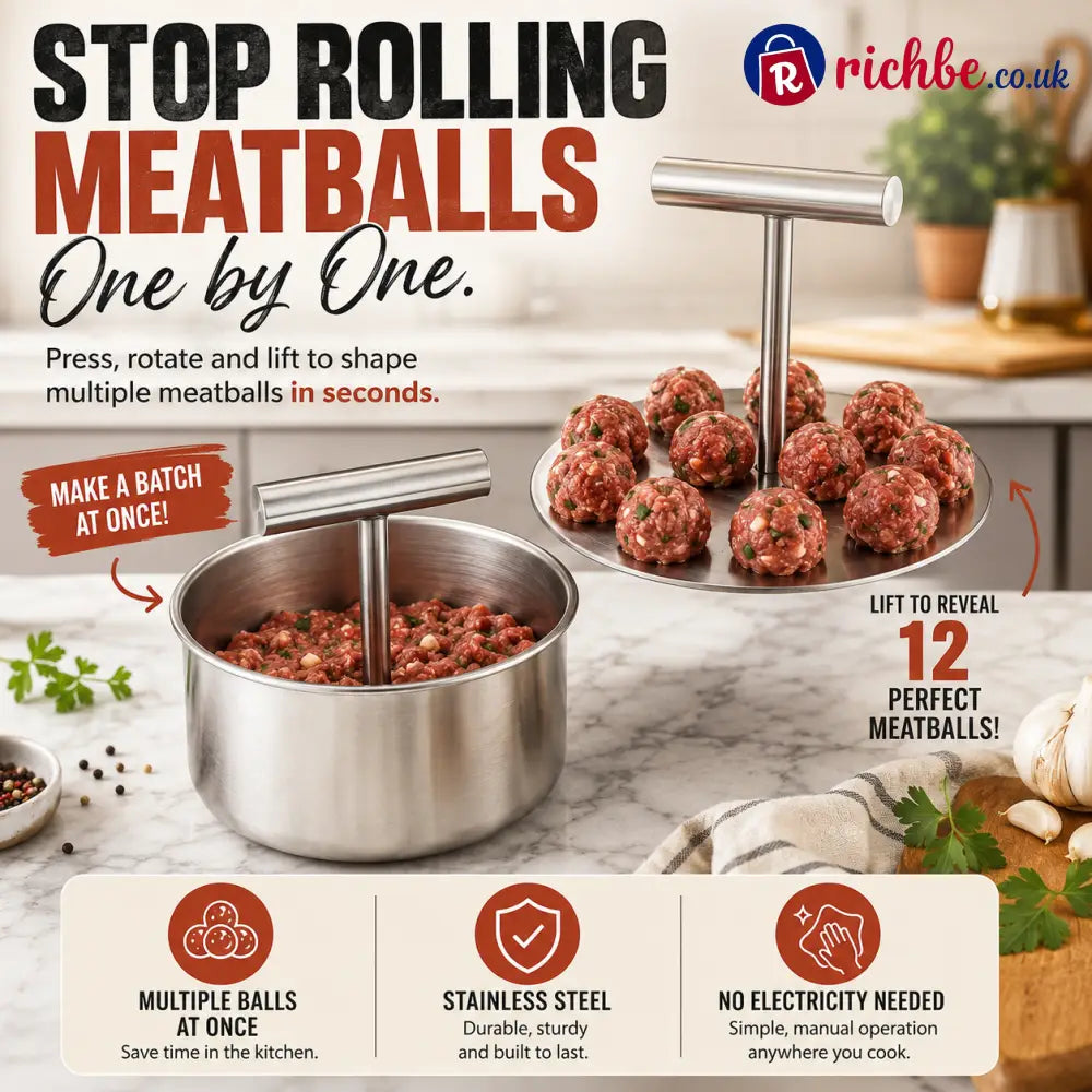 🥩Meatball Maker Spoon – Stainless Steel, Non-Stick, Perfect Homemade Meatballs