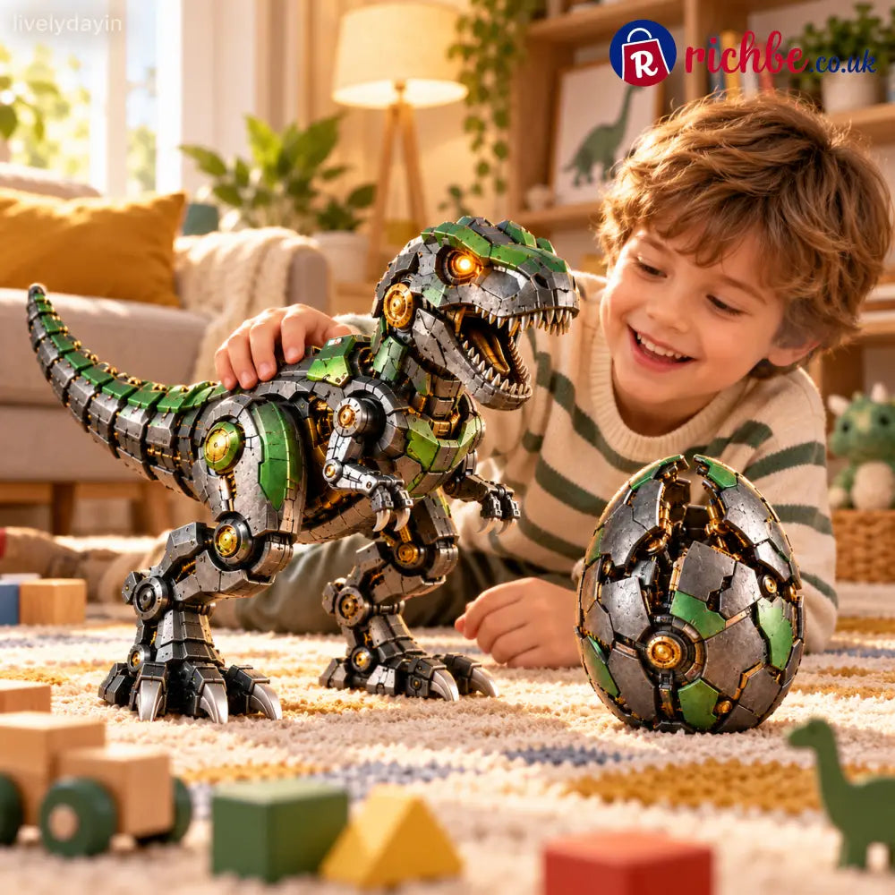 🦖🔥 Mechanical T-Rex Egg – From Mysterious Egg to Mighty Robotic Dinosaur! 🥚⚙️✨