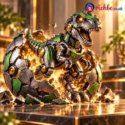 🦖🔥 Mechanical T-Rex Egg – From Mysterious Egg to Mighty Robotic Dinosaur! 🥚⚙️✨