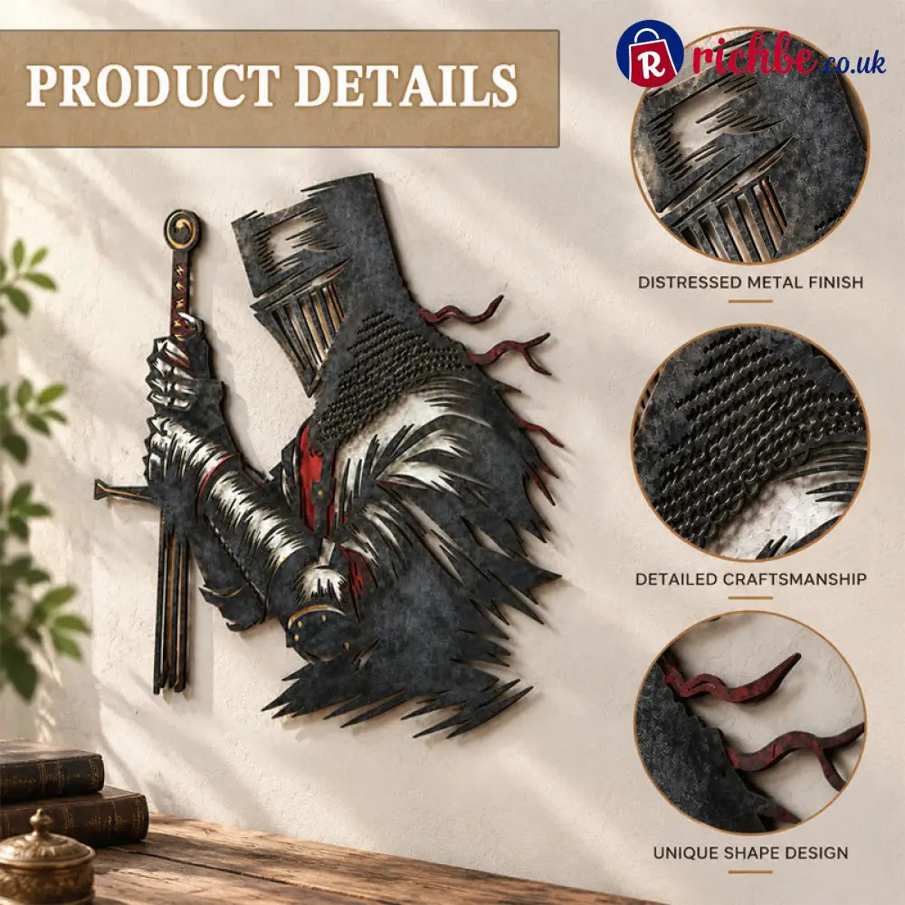 ⚔️Medieval Knight Wall Decor – The Guardian Knight - Houseware & Kitchen