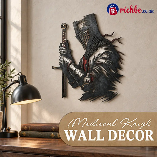 ⚔️⚔️Medieval Knight Wall Decor – The Guardian Knight - Houseware & Kitchen