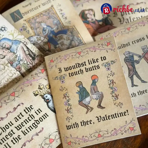 Medieval Valentine’s Cards - 🎁All Styles / 🔥Buy 1