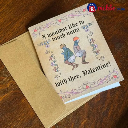 Medieval Valentine’s Cards - Touch Butts / 🔥Buy 1