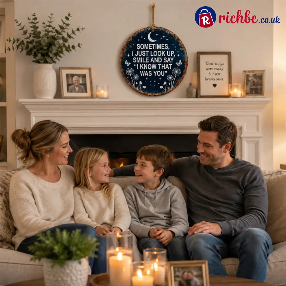 🏡 Memorial Garden Hanging Sign – “I Know That Was You” Remembrance Decor 🌿🎁 - Houseware & Kitchen