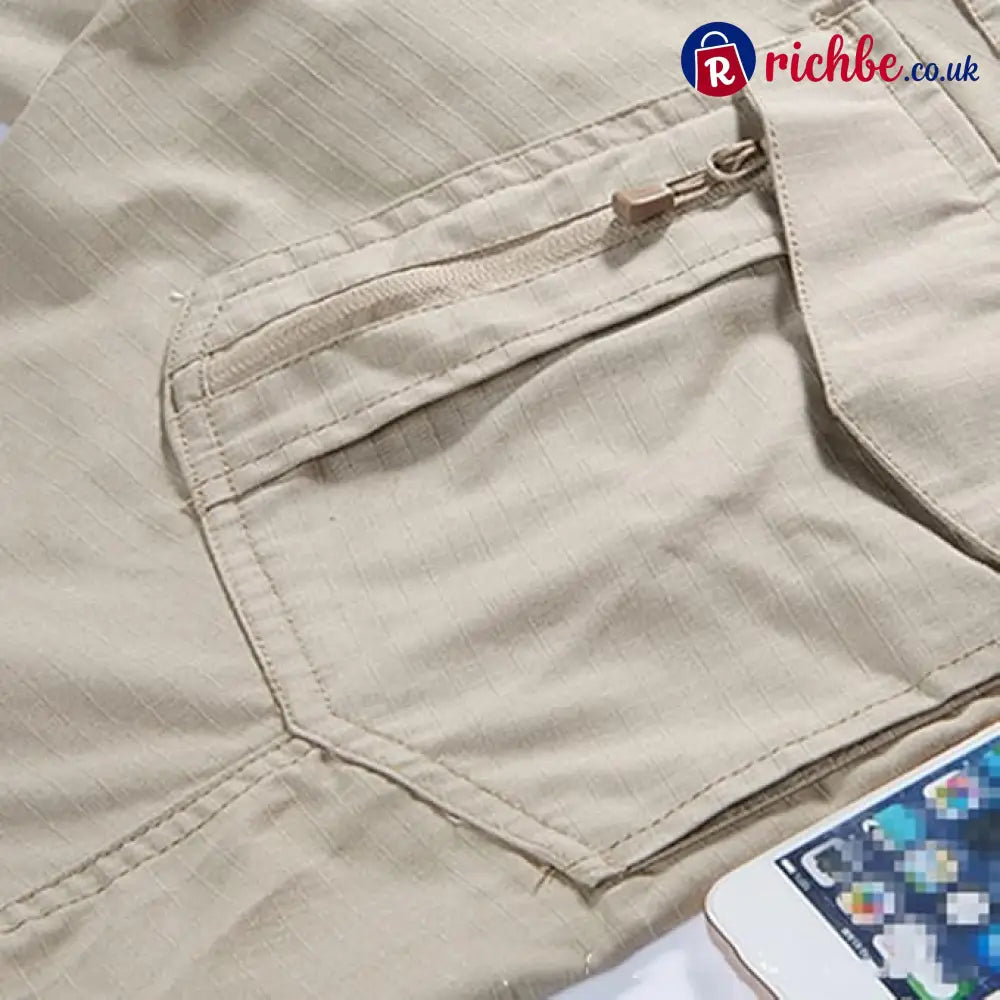 Men’s Tactical Cargo Pants – Ripstop Waterproof Multi-Pocket Combat Trousers