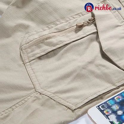 Men’s Tactical Cargo Pants – Ripstop Waterproof Multi-Pocket Combat Trousers