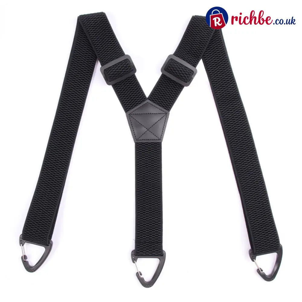 Men’s X-Back Suspenders with Hook Clips - Clothing & Accessories
