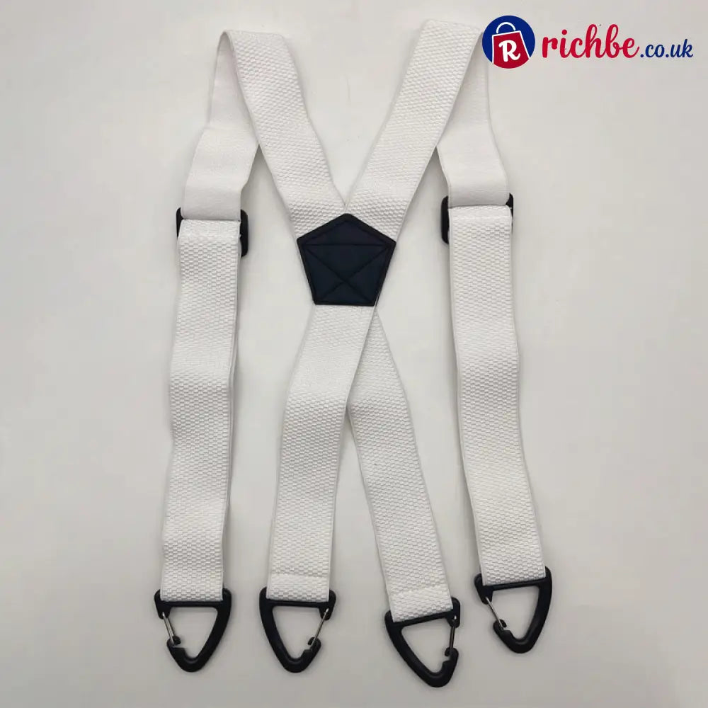 Men’s X-Back Suspenders with Hook Clips - Clothing & Accessories