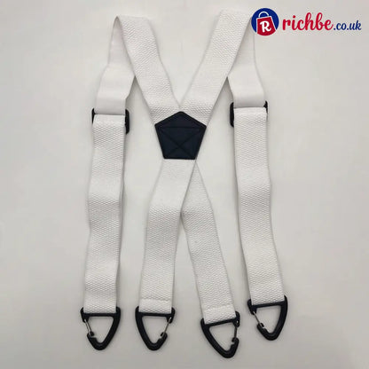 Men’s X-Back Suspenders with Hook Clips - Clothing & Accessories