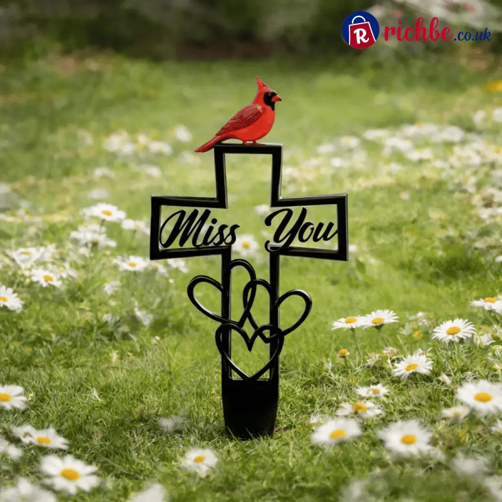 🐦💖Metal Cemetery Memorial Plaque for Remembrance✝️