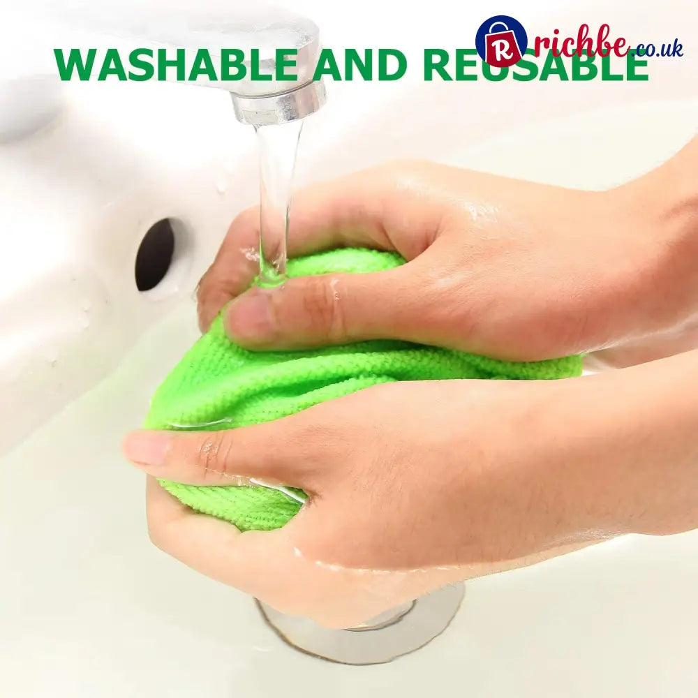 🔥Microfiber Car Windshield Cleaning Tool with Extendable Handle