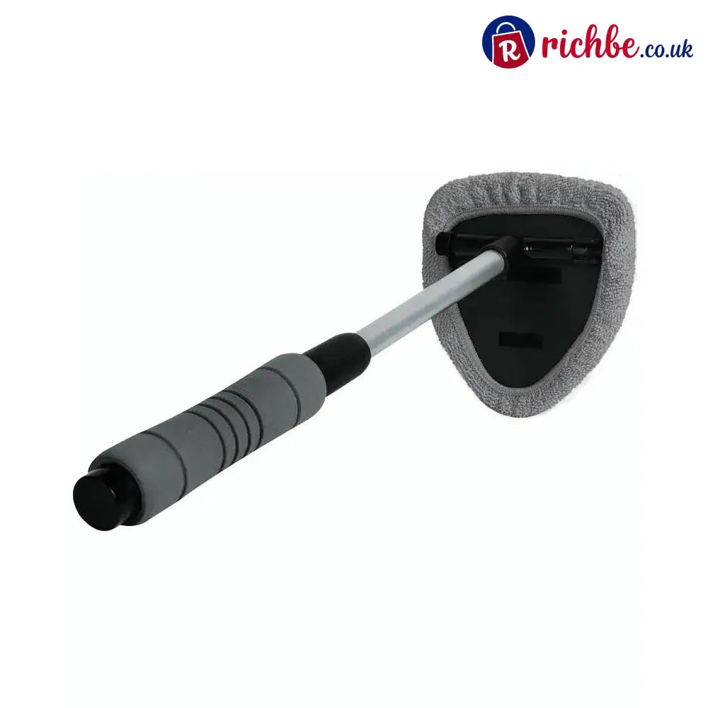 🔥Microfiber Car Windshield Cleaning Tool with Extendable Handle - Gray / 🔥with Extendable Handle + one cloth cover
