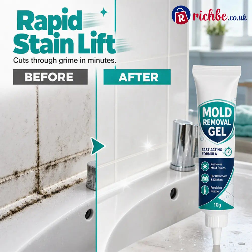 🧽 Mildew Stain Cleaning Gel | Grout & Caulk - Housewares & Kitchen