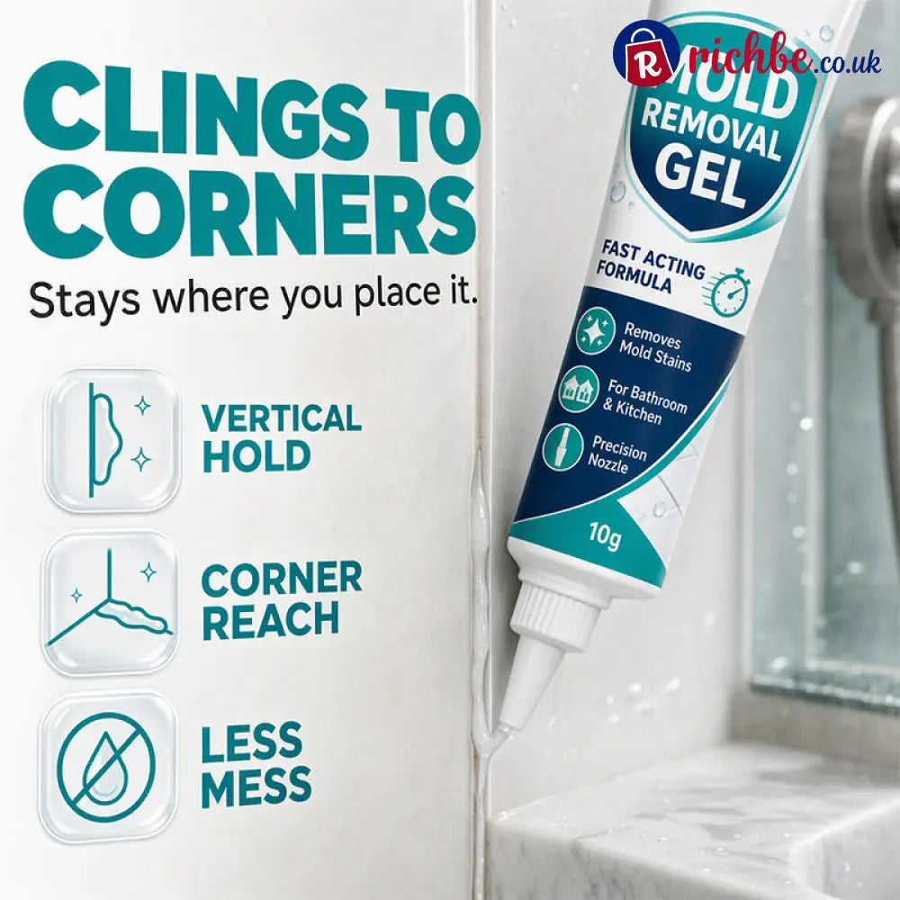 🧽 Mildew Stain Cleaning Gel | Grout & Caulk - Housewares & Kitchen