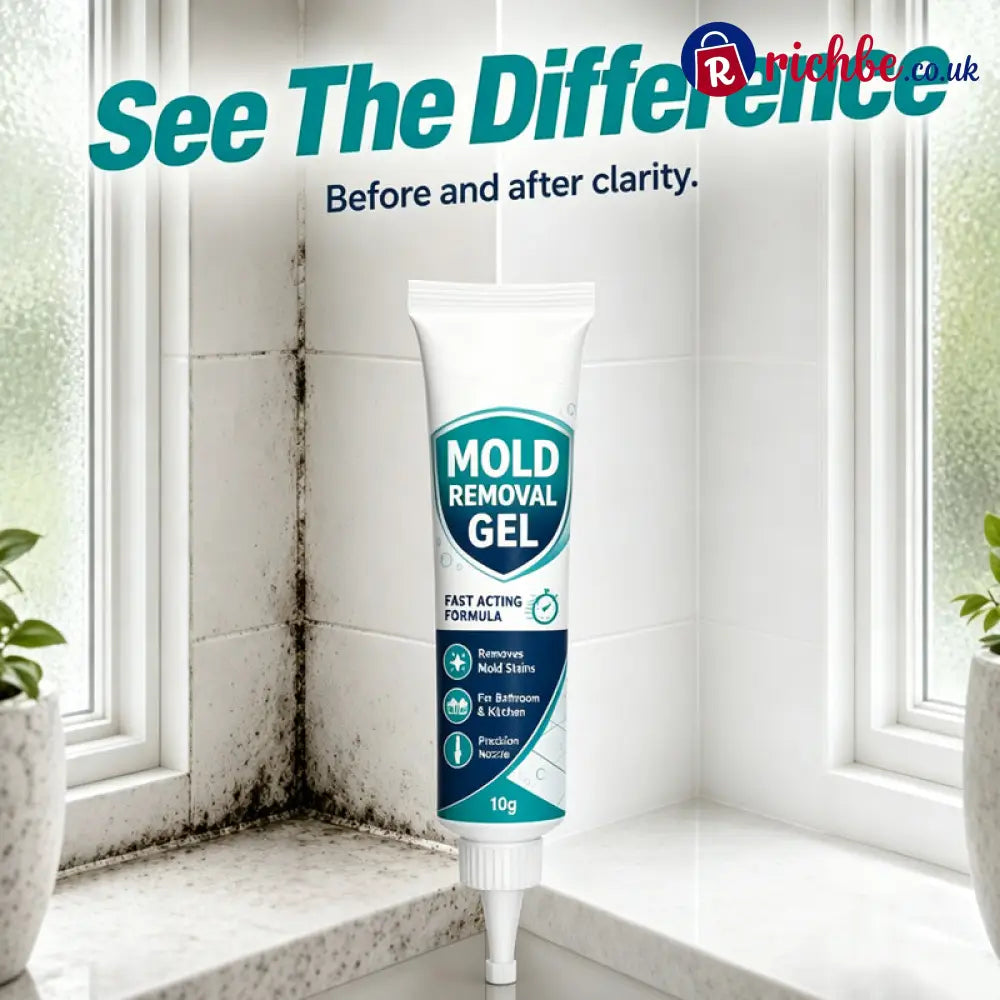 🧽 Mildew Stain Cleaning Gel | Grout & Caulk - Housewares & Kitchen
