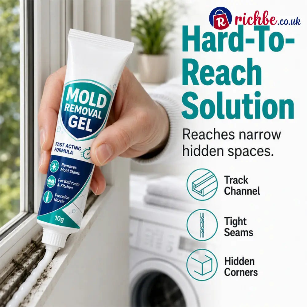 🧽 Mildew Stain Cleaning Gel | Grout & Caulk - Housewares & Kitchen