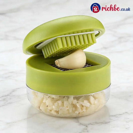 Mini Garlic Chopper and Press with Container - Buy 1 Get 1 Free (2PCs)🔥 - Houseware & Kitchen