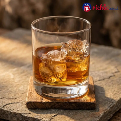 🐮 Mini Highland Cow Ice Cube Mold – Cute 3D Ice for Drinks Parties & Gifts