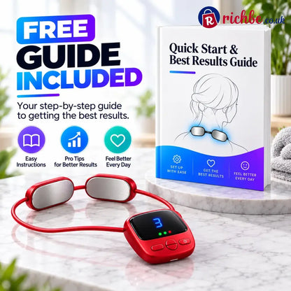 🔥Mini Necklace-Style Neck Massager, 4 Modes 9 Intensity Levels 3 Heat Settings Smart Dual-Pulse Pendant Design💆‍♀️✨