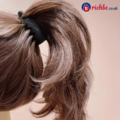 Mini Non-Slip Banana Hair Clips (4PCS) – Lightweight Hair Claw for Thin/Fine Hair Ponytails & Buns