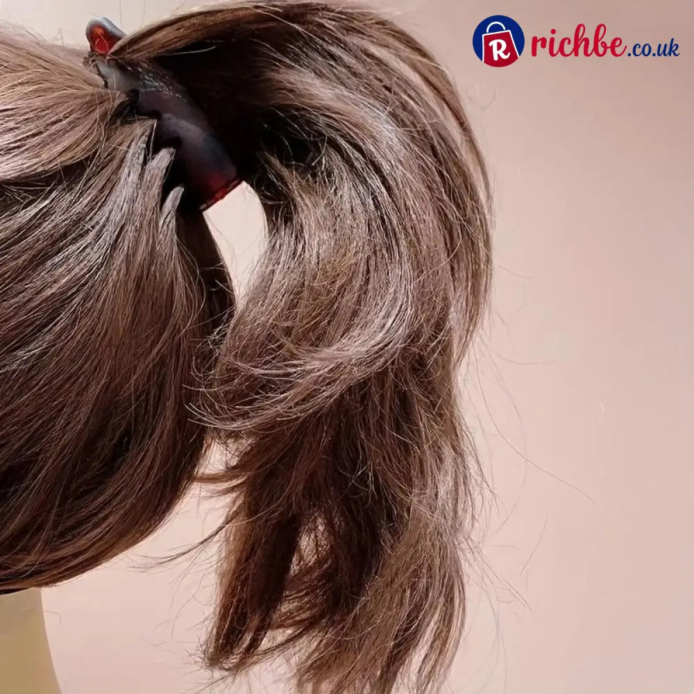 Mini Non-Slip Banana Hair Clips (4PCS) – Lightweight Hair Claw for Thin/Fine Hair Ponytails & Buns