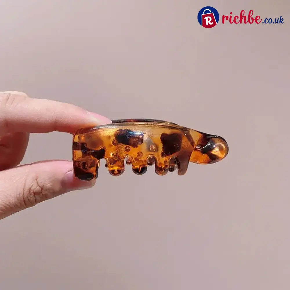 Mini Non-Slip Banana Hair Clips (4PCS) – Lightweight Hair Claw for Thin/Fine Hair Ponytails & Buns
