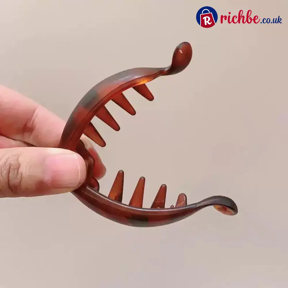 Mini Non-Slip Banana Hair Clips (4PCS) – Lightweight Hair Claw for Thin/Fine Hair Ponytails & Buns