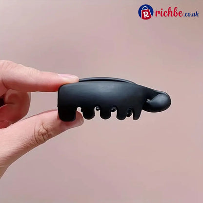 Mini Non-Slip Banana Hair Clips (4PCS) – Lightweight Hair Claw for Thin/Fine Hair Ponytails & Buns