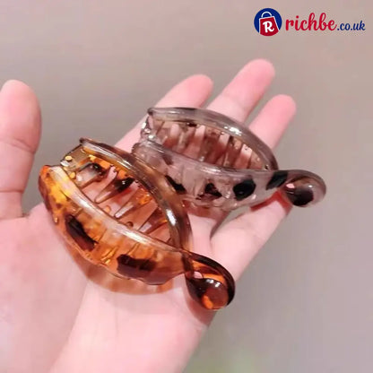 Mini Non-Slip Banana Hair Clips (4PCS) – Lightweight Hair Claw for Thin/Fine Hair Ponytails & Buns