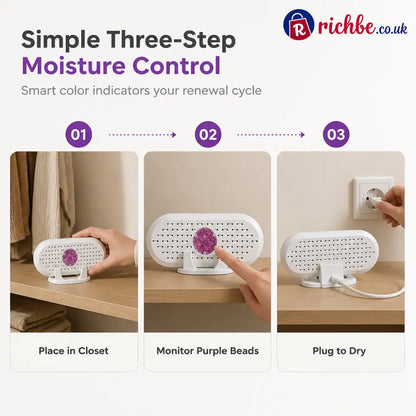 ⏳🔥Mini Reusable Household Dehumidifier. - White - Hot Sale