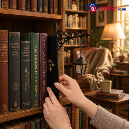 Miniature Retro Streetlight Bookend Light 📖✨ - Hot Sale
