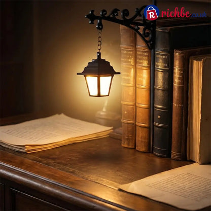 Miniature Retro Streetlight Bookend Light 📖✨ - Hot Sale