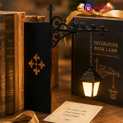 Miniature Retro Streetlight Bookend Light 📖✨ - Miniature Street Lamp Bookend / BUY 1 - Hot Sale