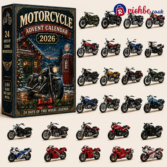 🔥😍🏍️🎄 Motorcycle Advent Calendar 2026 – 24 Days of Two-Wheel Legends 🎁🔥