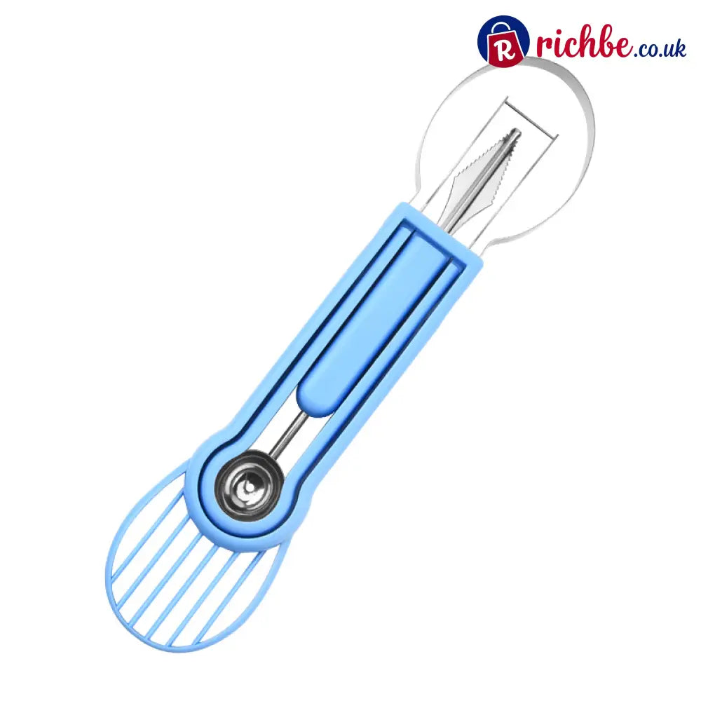 Multi-Functional Fruit Melon Baller Scoop Set 🍈 - Blue / Buy 1 - Hot Sale