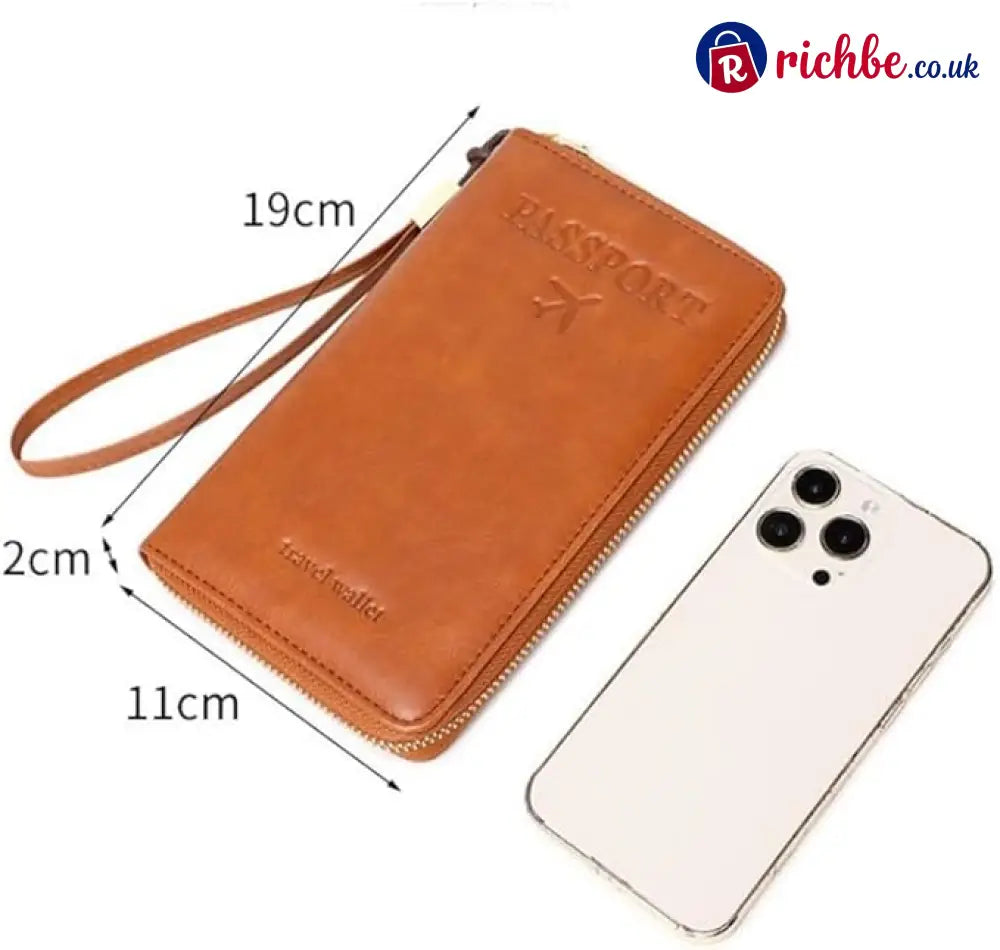 Multi-Functional RFID Passport Wallet