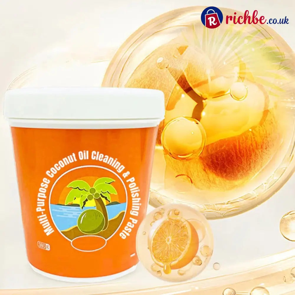 Multi-Purpose Coconut Oil Cleaning & Polishing Paste