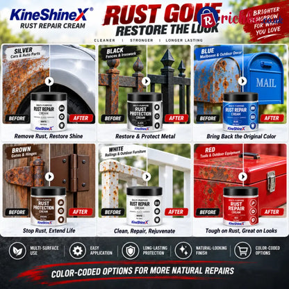 Multi-Purpose Rust Repair Cream for Cars & Household Metal - Repair & Sealant