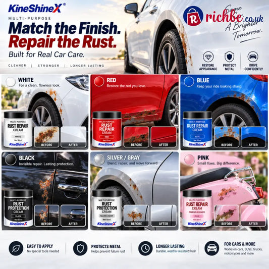 Multi-Purpose Rust Repair Cream for Cars & Household Metal - Repair & Sealant