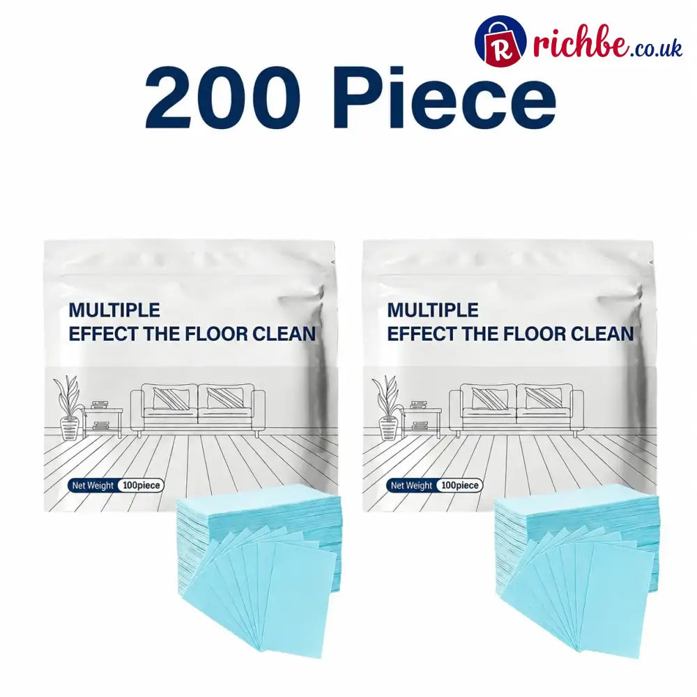 🔥Multi-Surface Floor Cleaning Tablets – Concentrated Cleaner for Hardwood Tile Laminate & More - Blue / 🔥200-Piece Set