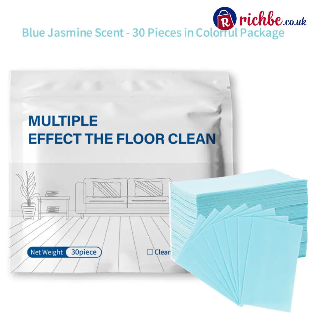 🔥Multi-Surface Floor Cleaning Tablets – Concentrated Cleaner for Hardwood Tile Laminate & More - Blue / 30-Piece Set